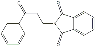 N-(3-Oxo-3-phenylpropyl)phthalimide Struktur