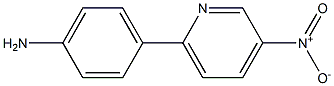 3-Nitro-6-(4-aminophenyl)pyridine Struktur