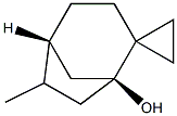 (1'S,5'R)-6'-Methylspiro[cyclopropane-1,2'-bicyclo[3.2.1]octan]-1'-ol Struktur