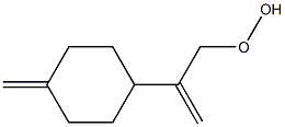 p-Mentha-1(7),8-dien-10-yl hydroperoxide Struktur