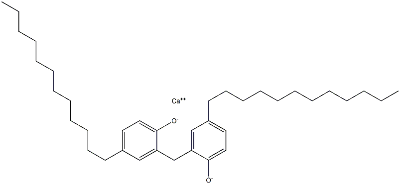 Calcium 2,2'-methylenebis(4-dodecylphenoxide) Struktur