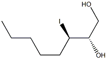 (2S,3R)-3-Iodooctane-1,2-diol Struktur