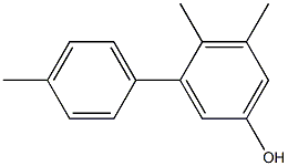 3-(4-Methylphenyl)-4,5-dimethylphenol Struktur