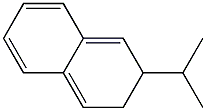 2,3-Dihydro-2-isopropylnaphthalene Struktur