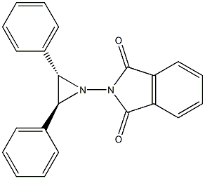 2-[(2S,3S)-2,3-Diphenylaziridine-1-yl]-2H-isoindole-1,3-dione Struktur