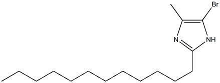 5-Bromo-2-dodecyl-4-methyl-1H-imidazole Struktur