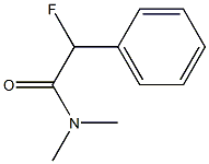 N,N-Dimethyl-2-phenyl-2-fluoroacetamide Struktur