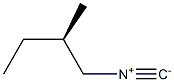 [R,(-)]-2-Methylbutyl isocyanide Struktur