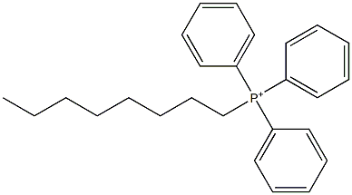 Triphenyloctylphosphonium Struktur