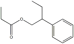 Propanoic acid 2-phenylbutyl ester Struktur