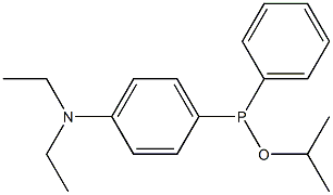 (4-Diethylaminophenyl)phenylphosphinous acid isopropyl ester Struktur