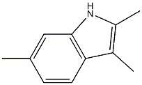 2,3,6-Trimethyl-1H-indole Struktur