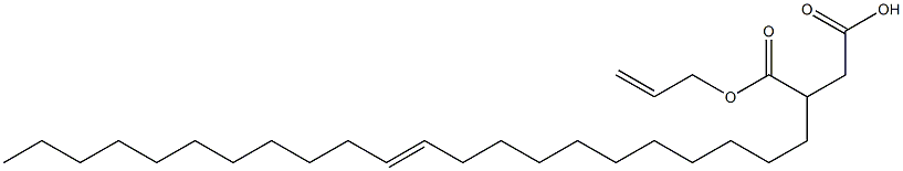 3-(11-Docosenyl)succinic acid 1-hydrogen 4-allyl ester Struktur