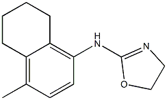 5,6,7,8-Tetrahydro-4-methyl-N-(2-oxazolin-2-yl)-1-naphthalenamine Struktur