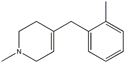 1,2,3,6-Tetrahydro-1-methyl-4-(2-methylbenzyl)pyridine Struktur