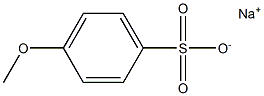 4-Methoxybenzenesulfonic acid sodium salt Struktur