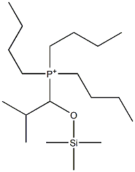 Tributyl[1-(trimethylsiloxy)-2-methylpropyl]phosphonium Struktur