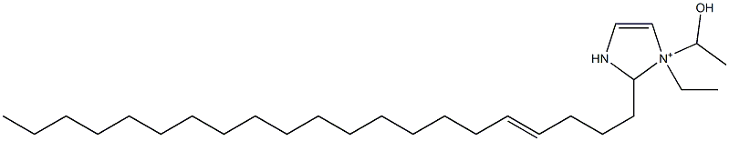 1-Ethyl-2-(4-henicosenyl)-1-(1-hydroxyethyl)-4-imidazoline-1-ium Struktur