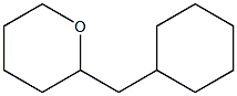 2-(Cyclohexylmethyl)tetrahydro-2H-pyran Struktur