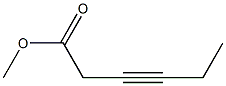 3-Hexynoic acid methyl ester Struktur