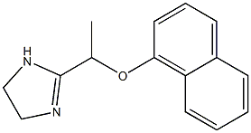 2-[1-(1-Naphtyloxy)ethyl]-2-imidazoline Struktur