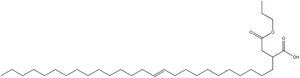2-(11-Hexacosenyl)succinic acid 1-hydrogen 4-propyl ester Struktur