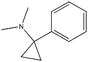 N,N-Dimethyl-1-phenylcyclopropanamine Struktur