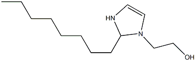 2-Octyl-4-imidazoline-1-ethanol Struktur