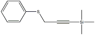 Phenyl 3-(trimethylsilyl)propargyl sulfide Struktur