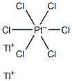 Thallium(I) hexachloroplatinate(IV) Struktur