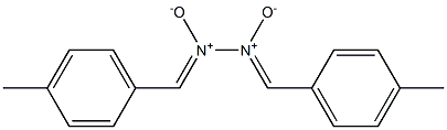 1,2-Bis(4-methylphenylmethylene)hydrazine 1,2-dioxide Struktur