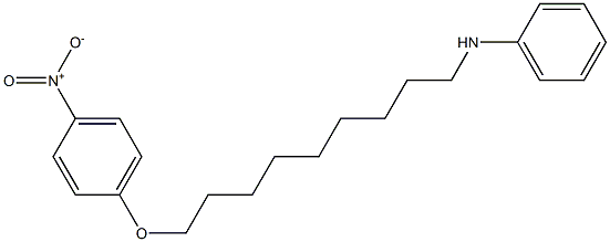 N-[9-(4-Nitrophenoxy)nonyl]aniline Struktur