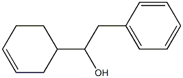 1-(3-Cyclohexenyl)-2-phenylethanol Struktur