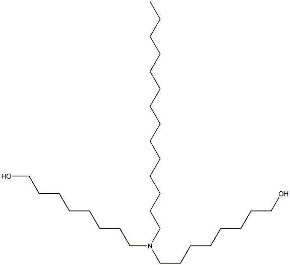 8,8'-(Tetradecylimino)bis(1-octanol) Struktur