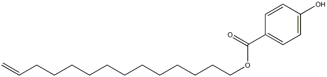 4-Hydroxybenzoic acid 13-tetradecenyl ester Struktur