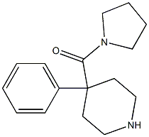 1-[(4-Phenyl-4-piperidinyl)carbonyl]pyrrolidine Struktur