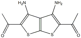 2,5-Diacetylthieno[2,3-b]thiophene-3,4-diamine Struktur