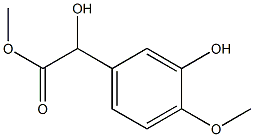 (-)-3-Hydroxy-4-methoxy-D-mandelic acid methyl ester Struktur