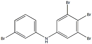 3,4,5-Tribromophenyl 3-bromophenylamine Struktur