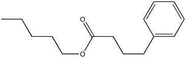 4-Phenylbutanoic acid pentyl ester Struktur