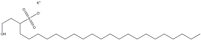 24-Hydroxytetracosane-22-sulfonic acid potassium salt Struktur