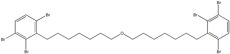 2,3,6-Tribromophenylheptyl ether Struktur