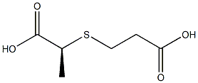 [S,(-)]-2,3'-Thiodipropionic acid Struktur