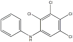 2,3,4,5-Tetrachlorophenylphenylamine Struktur