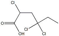 2,4,4-Trichlorocaproic acid Struktur