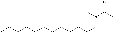 N-Dodecyl-N-methylpropionamide Struktur