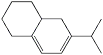 1,2,3,4,4a,5-Hexahydro-6-isopropylnaphthalene Struktur