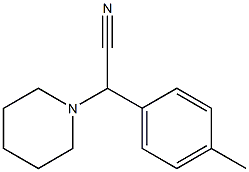 1-Piperidinyl(4-methylphenyl)acetonitrile Struktur