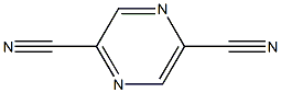 Pyrazine-2,5-dicarbonitrile Struktur