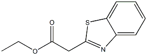 (Benzothiazole-2-yl)acetic acid ethyl ester Struktur